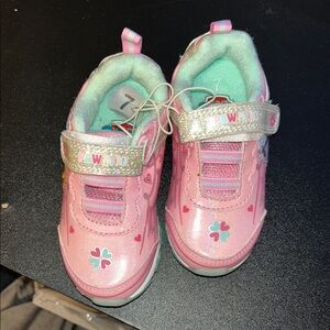 Paw Patrol Pink Sneakers with Velcro Straps and Sporty Sole
